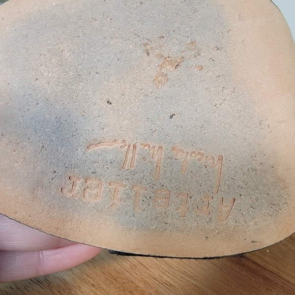 Nicole Miller Beaded Heels Multi Color Seed Bead Black Leather Stiletto Size 7.5 - Picture 14 of 16